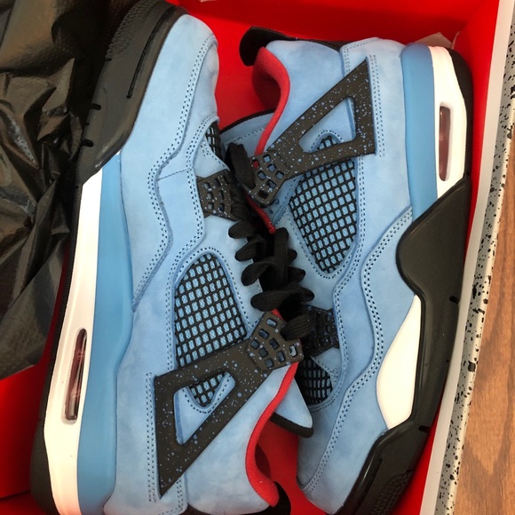 Never worn in the box Travis Scott Retro 4 - Picture 2 of 2